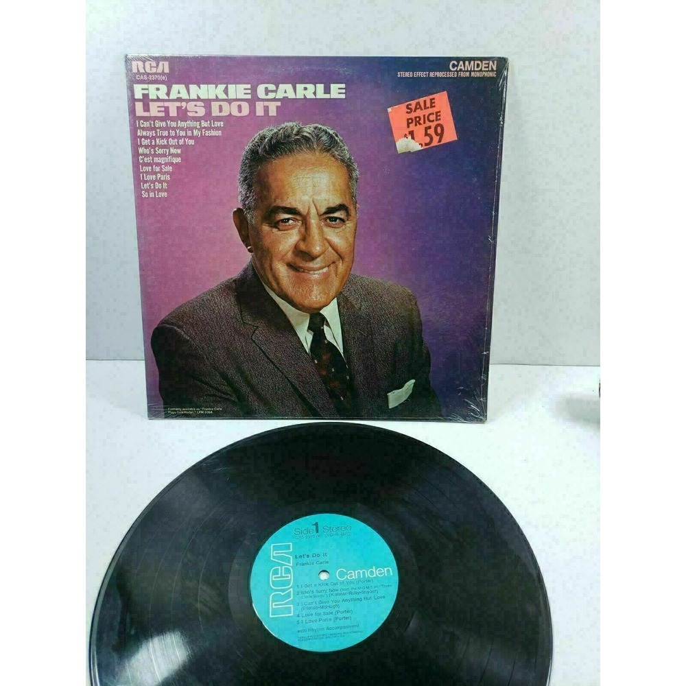 Frankie Carle - Let's Do It - 12" LP 1969 Shrink EX/EX